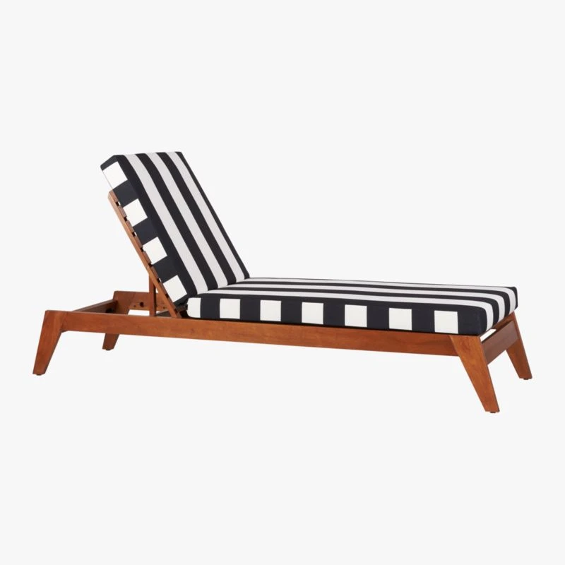 Filaki Outdoor Lounger With Black And White Stripe Cushion 5 Filaki Outdoor Lounger With Black And White Stripe Cushion - Image 3