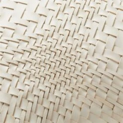 Flow White Leather Throw Pillow With Down-Alternative Insert 18" -Cb2 FlowLthrOatPillow18X18inAVSSF22