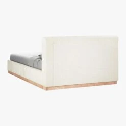 Forte Channeled White Queen Bed 11 Forte Channeled White Queen Bed -Cb2 ForteWhiteBedQueen3QBF19