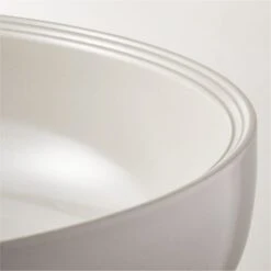 Frette Grey Serving Bowl 7 Frette Grey Serving Bowl -Cb2 FretteDoveServingBowlAV2SHS23
