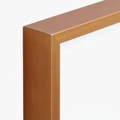 Gallery Brass Picture Frame With White Mat 4"x6" 8 Gallery Brass Picture Frame With White Mat 4"x6" -Cb2 GalleryFr18X24BrssWhtMtAVF18