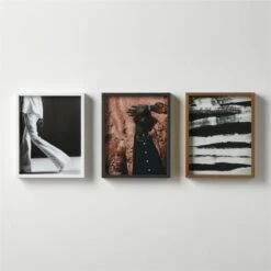 Gallery Brass Picture Frame 8"x10" 11 Gallery Brass Picture Frame 8"x10" -Cb2 GalleryFrame8x10UnmttdGrpFHS23