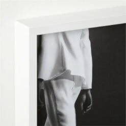 Gallery White Picture Frame 8"x10" -Cb2 GalleryFrameWht8x10UnmtdROS23