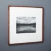 Gallery Walnut Picture Frame With White Mat 11"x14" -Cb2 GalleryFrm11x14WalntWhtMatSHS17