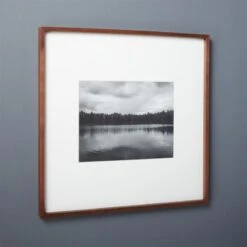 Gallery Walnut Picture Frame With White Mat 11"x14"