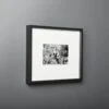 Gallery Soft Black Picture Frame With White Mat 4"x6" 2 Gallery Soft Black Picture Frame With White Mat 4"x6" -Cb2 GalleryFrm4X6BlkWhtMtROF18