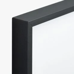 Gallery Soft Black Picture Frame With White Mat 4"x6" -Cb2 GalleryFrm5X7BlkWhtMtAVF18