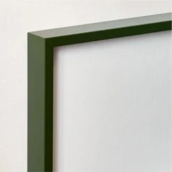 Gallery Green Picture Frame With White Mat 8"x10" -Cb2 GalleryFrm8x10DarkGreenAV2SHS22