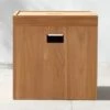 Giacomo Teak Storage Bin -Cb2 GiacomoTeakBinSHS23