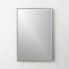 Graduate Black Rectangular Mirror 24"x36" 2 Graduate Black Rectangular Mirror 24"x36" -Cb2 GraduateRectBkMrr24X36inSHF21