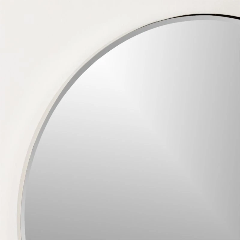 Graduate Polished Nickel Round Wall Mirror 36" 5 Graduate Polished Nickel Round Wall Mirror 36" - Image 3