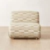 Hada Armless Geometric Patterned Lounge Chair -Cb2 HadaPatternWovenChairSHS23