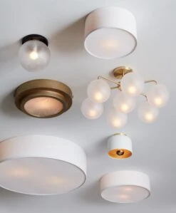 Bell White Flush Mount Light 7 Bell White Flush Mount Light -Cb2 HaloGlobeFlushMountLightAG19