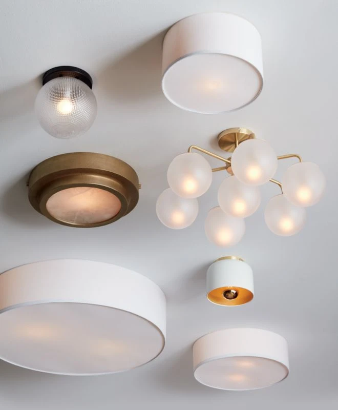 Bell White Flush Mount Light 5 Bell White Flush Mount Light - Image 3