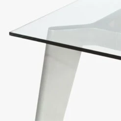 Harper Glass Dining Table Top 7 Harper Glass Dining Table Top -Cb2 HarperNcklNGlssDiningTblAVF19