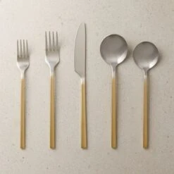 20-Piece Haze Two-Tone Flatware Set