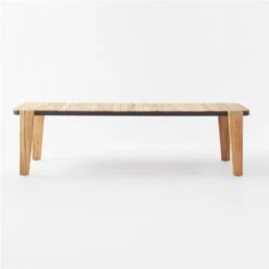 Hazel Teak Outdoor Dining Table Cover -Cb2 HazelTeakDiningTableSOSSS21