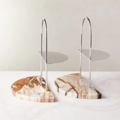 Helene Marble Tiered Serving Stand 12 Helene Marble Tiered Serving Stand -Cb2 Helene2TierMarbleServerAVSHF22