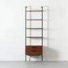 Helix 96" Walnut Bookcase With 2 Drawers -Cb2 HelixTallShlf2DrwWalnutSHS20 1x1
