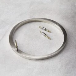 Heymland 6" Polished Nickel House Number 0 -Cb2 HeymlandNkExtrHs0NumberAVSHF22