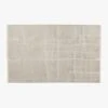 Hogan Handknotted Silver Grey Viscose Area Rug 5'x8' -Cb2 HoganHndknttdVscsSlGrRg5X8F20