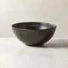 Hyacinth Black Soup Bowl With Reactive Glaze 2 Hyacinth Black Soup Bowl With Reactive Glaze -Cb2 HyacinthBkRctvRmdSpBwlSHF23