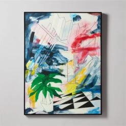 'I've Been Here All Along' Framed Acrylic Painting Reproduction By Alexandra Rose 37''x49''