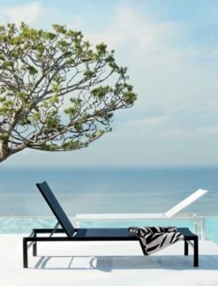 Idle White Outdoor Sun Lounger 11 Idle White Outdoor Sun Lounger -Cb2 IdleIISunLoungerAP19 1