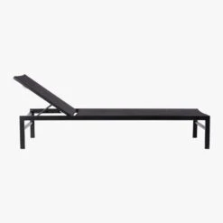 Idle Black Outdoor Sun Lounger -Cb2 IdleIISunLoungerBlkAV2S19
