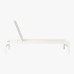 Idle White Outdoor Sun Lounger 12 Idle White Outdoor Sun Lounger -Cb2 IdleIISunLoungerWhtAVS19