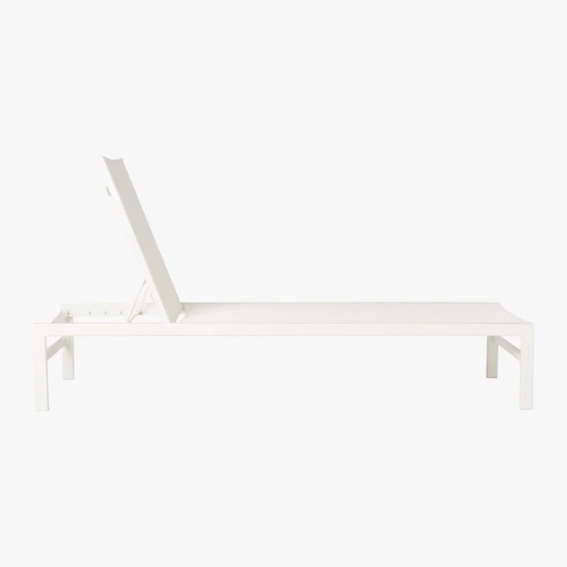 Idle White Outdoor Sun Lounger 6 Idle White Outdoor Sun Lounger - Image 4