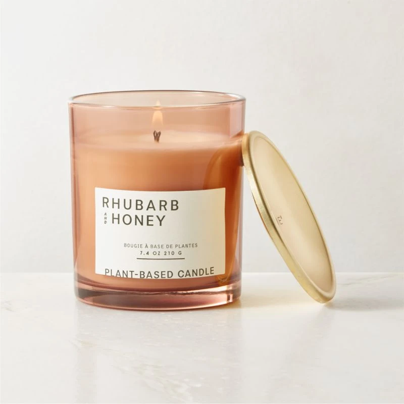 Illume Rhubarb + Honey Scented Candle 7.4 OZ 4 Illume Rhubarb + Honey Scented Candle 7.4 OZ - Image 2