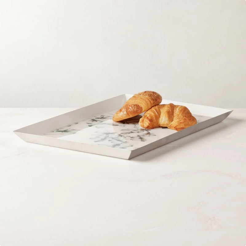 In Bloom Rectangular Floral Serving Tray 4 In Bloom Rectangular Floral Serving Tray - Image 2