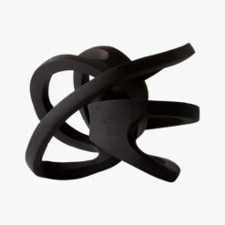 Infinity Black Knot Sculpture 25 Infinity Black Knot Sculpture -Cb2 InfinityKnotBlackAV2F17
