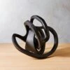 Infinity Black Knot Sculpture 2 Infinity Black Knot Sculpture -Cb2 InfinityKnotBlackSHF17