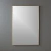 Infinity Brass Rectangular Wall Mirror 24"x36" 2 Infinity Brass Rectangular Wall Mirror 24"x36" -Cb2 InfinityRectMirr24x36BrsSHF16