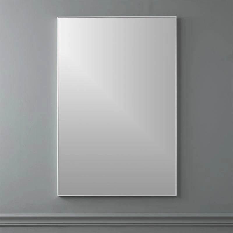 Infinity Silver Rectangular Wall Mirror 24"x36" 3 Infinity Silver Rectangular Wall Mirror 24"x36"