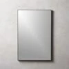 Infinity Black Rectangular Wall Mirror 24"x36" -Cb2 InfinityRectMrrrBlk24X36SHS18