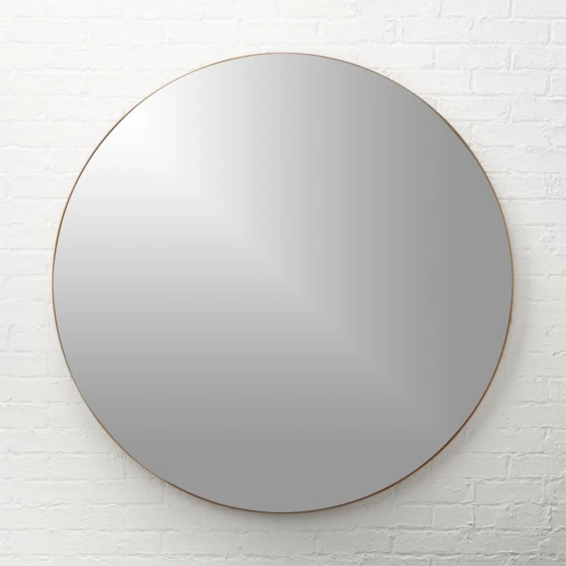 Infinity Brass Round Wall Mirror 48" 3 Infinity Brass Round Wall Mirror 48"