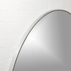 Infinity Silver Round Wall Mirror 48" -Cb2 InfinityRndMirror48inSlvrROF17