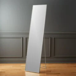 Infinity Standing Silver Floor Length Mirror 16"x69"