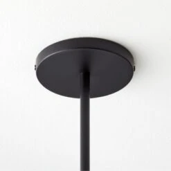 Iona Matte Black And Opaline Glass Pendant Light 11 Iona Matte Black And Opaline Glass Pendant Light -Cb2 IonaMttBlkClrGlssPndntAVSSF21