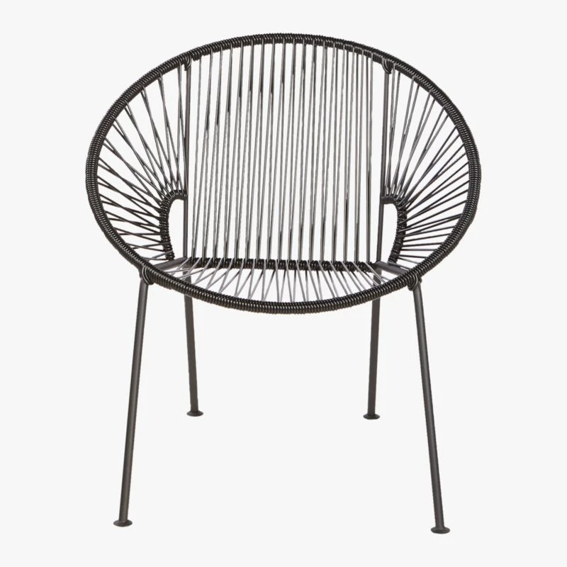 Ixtapa Black Outdoor Chair 5 Ixtapa Black Outdoor Chair - Image 3