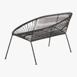 Ixtapa Black Outdoor Loveseat 14 Ixtapa Black Outdoor Loveseat -Cb2 IxtapaLoveseatBlack3QBS20