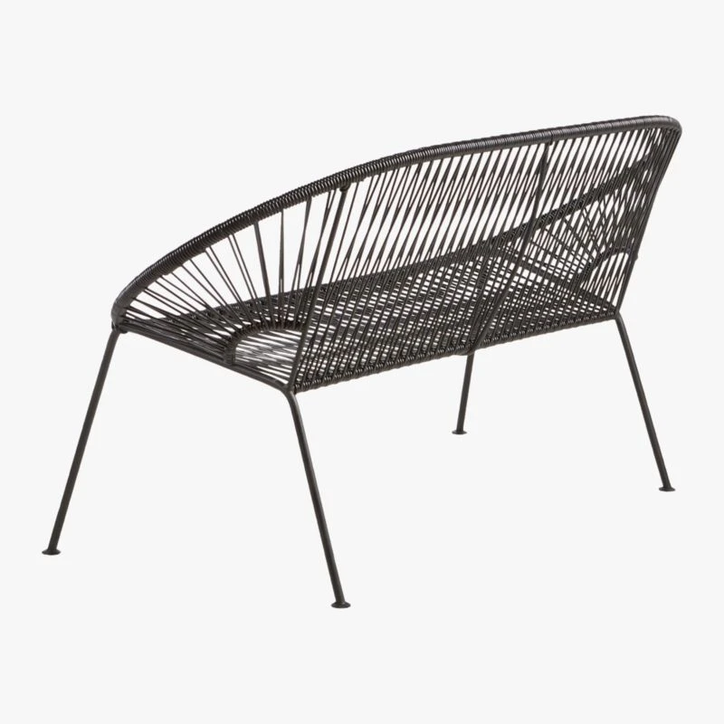 Ixtapa Black Outdoor Loveseat 8 Ixtapa Black Outdoor Loveseat - Image 6