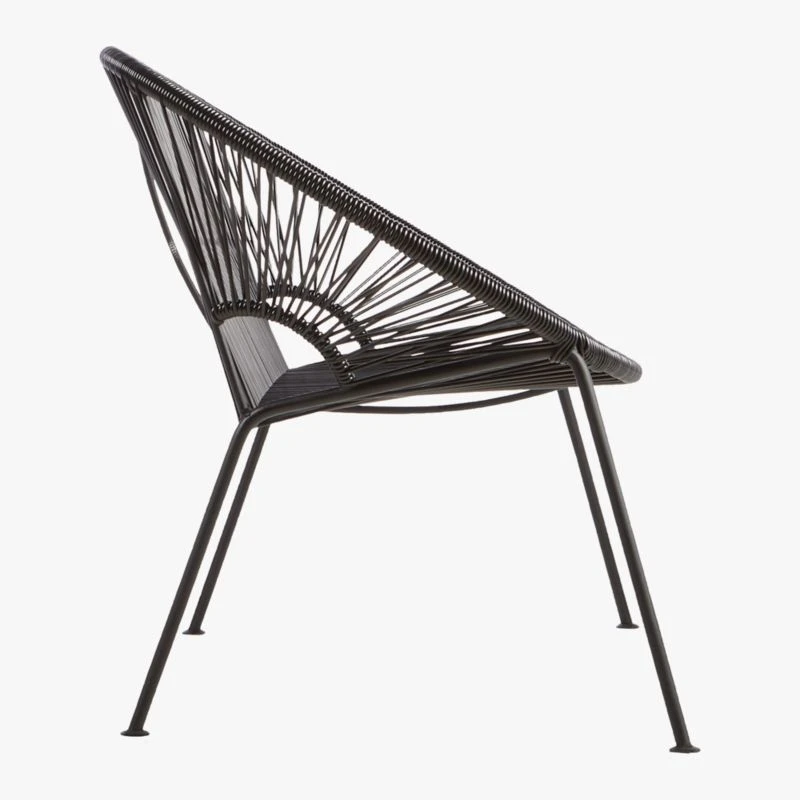 Ixtapa Black Outdoor Loveseat 7 Ixtapa Black Outdoor Loveseat - Image 5