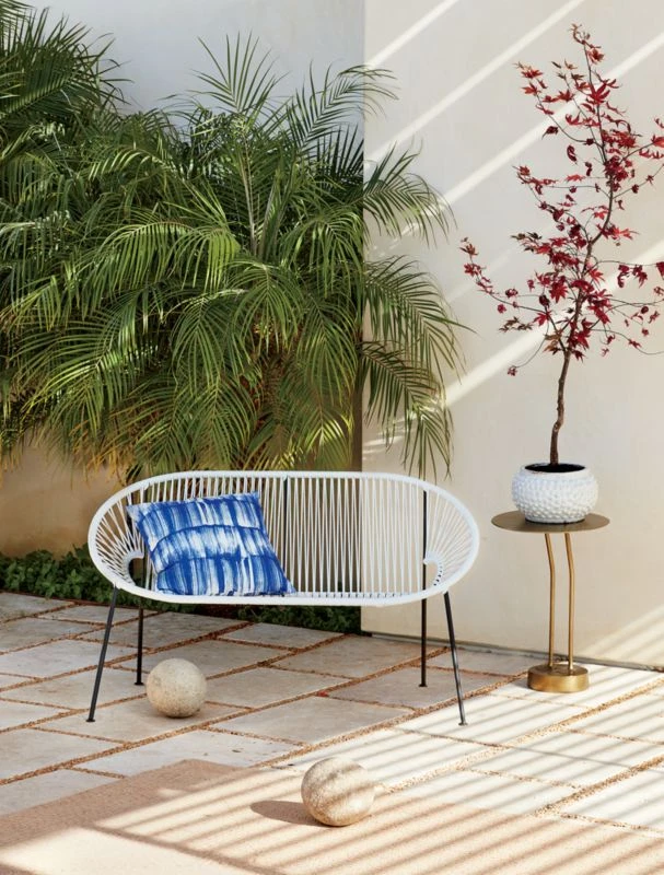 Brass Bird Outdoor Patio Side Table 6 Brass Bird Outdoor Patio Side Table - Image 4