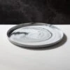 Swirl Black And White Serving Platter