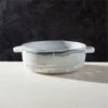 Swirl 9" Ceramic Colander 2 Swirl 9" Ceramic Colander -Cb2 JFSwirl9ColanderSHF21