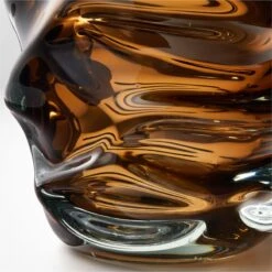 Jacqueline Brown Handblown Glass Vase -Cb2 JacquelineChcltBrnGlsVaseAVSHF21